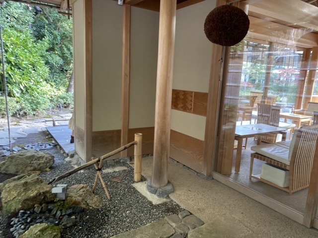 フォーシーズンズ京都のお茶室『楓樹』の入り口